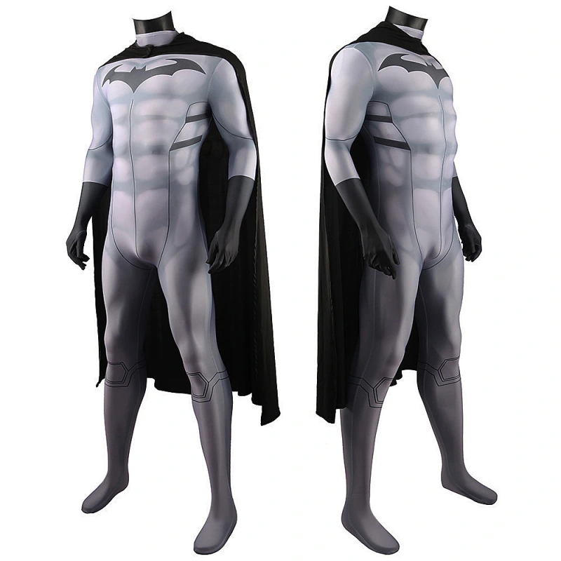 Batman Live Gray Costume Cosplay Adults Kids