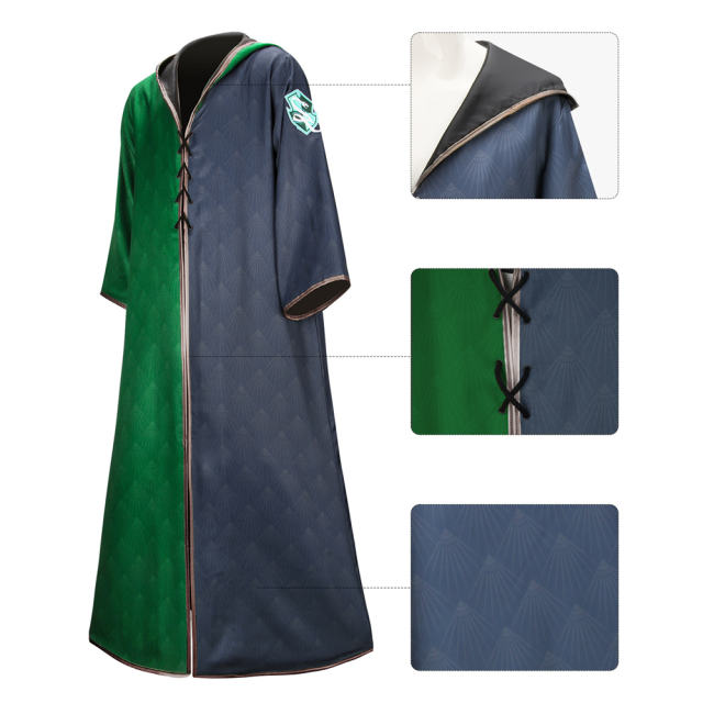 Hogwarts Legacy Slytherin Robe Cosplay Costume