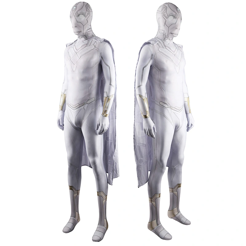 White Vision Cosplay Costume Adults Kids Wanda Vision