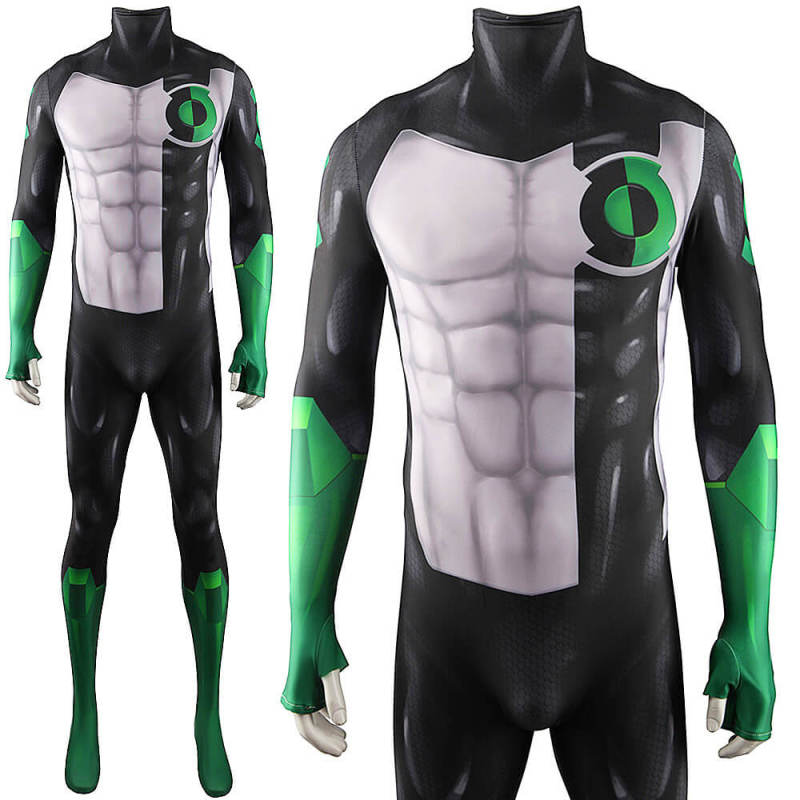Green Lantern Kyle Rayner Cosplay Costume 3D Printed Bodysuit