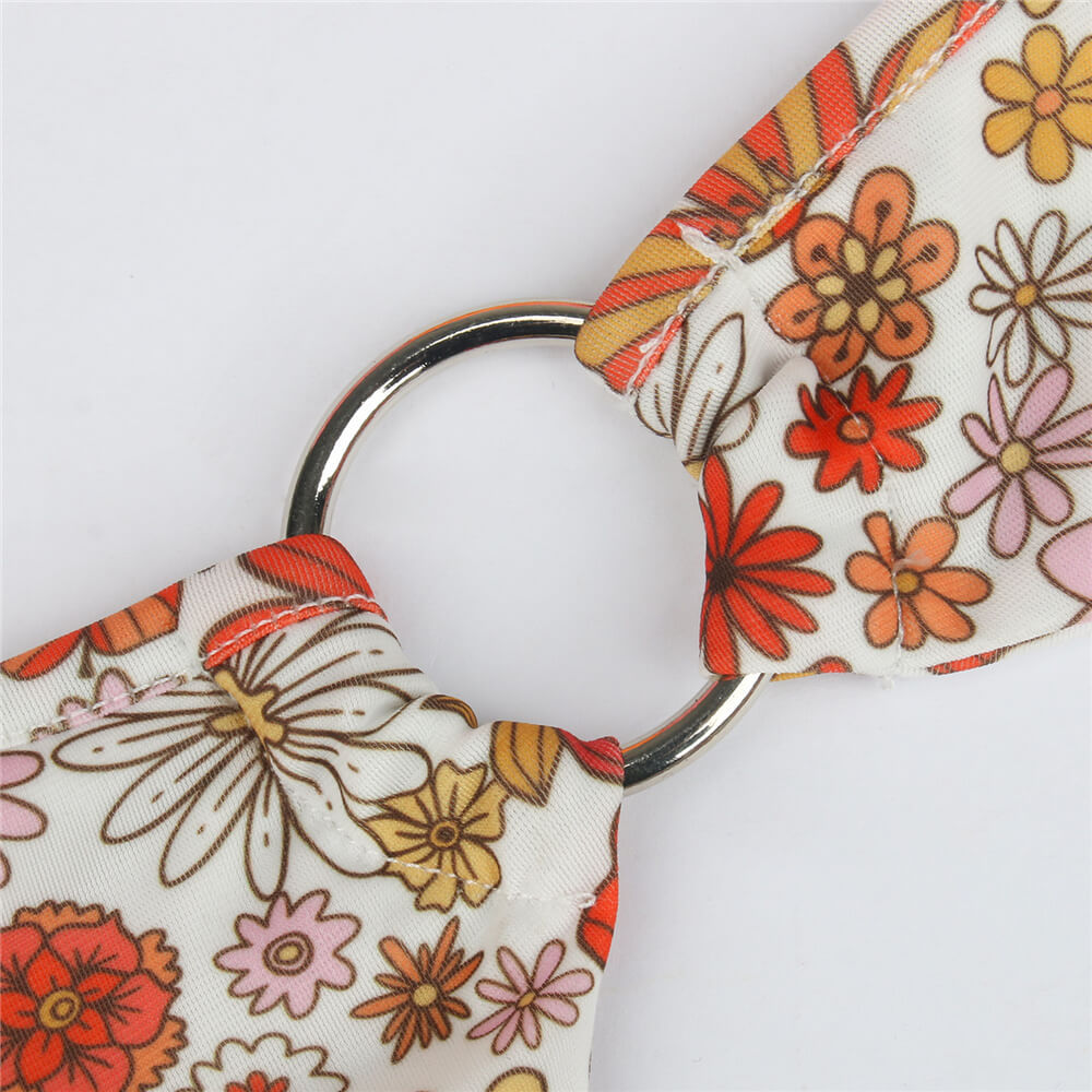 Daisy Jones & The Six Karen Sirko Floral Swimsuit Bikini