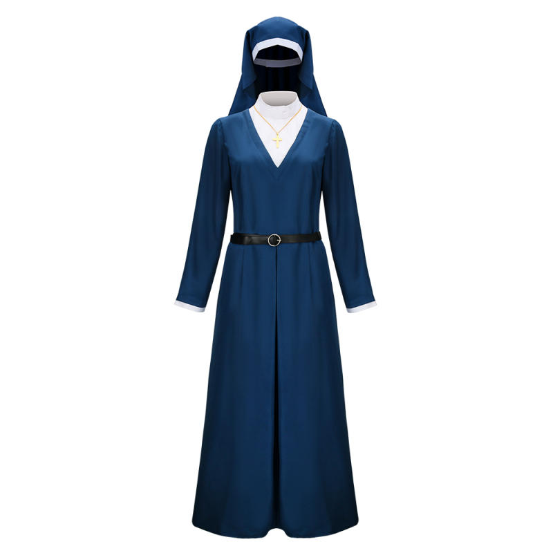 Mrs. Davis Nun Simone Cosplay Costume