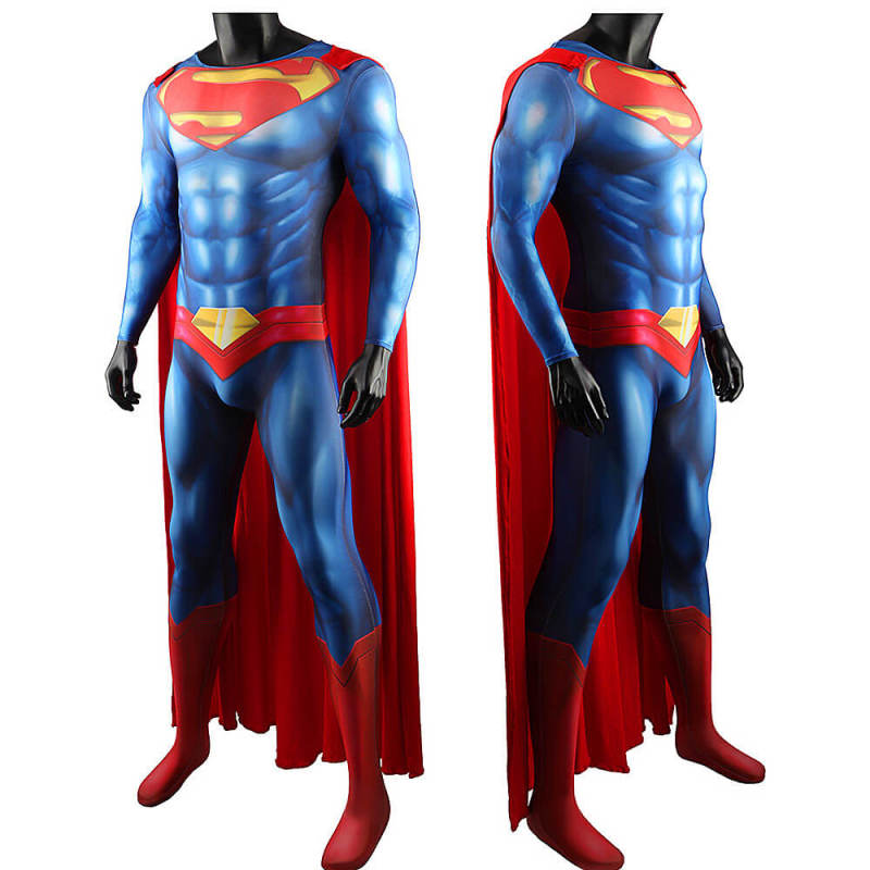 Superman Rebirth Suit Cosplay Costume Adults Kids