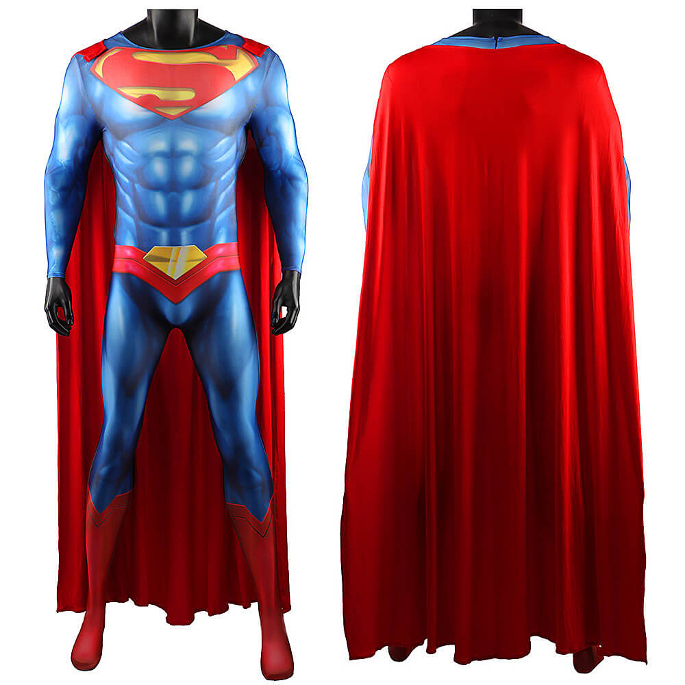 Superman Rebirth Suit Cosplay Costume Adults Kids Hallowcos