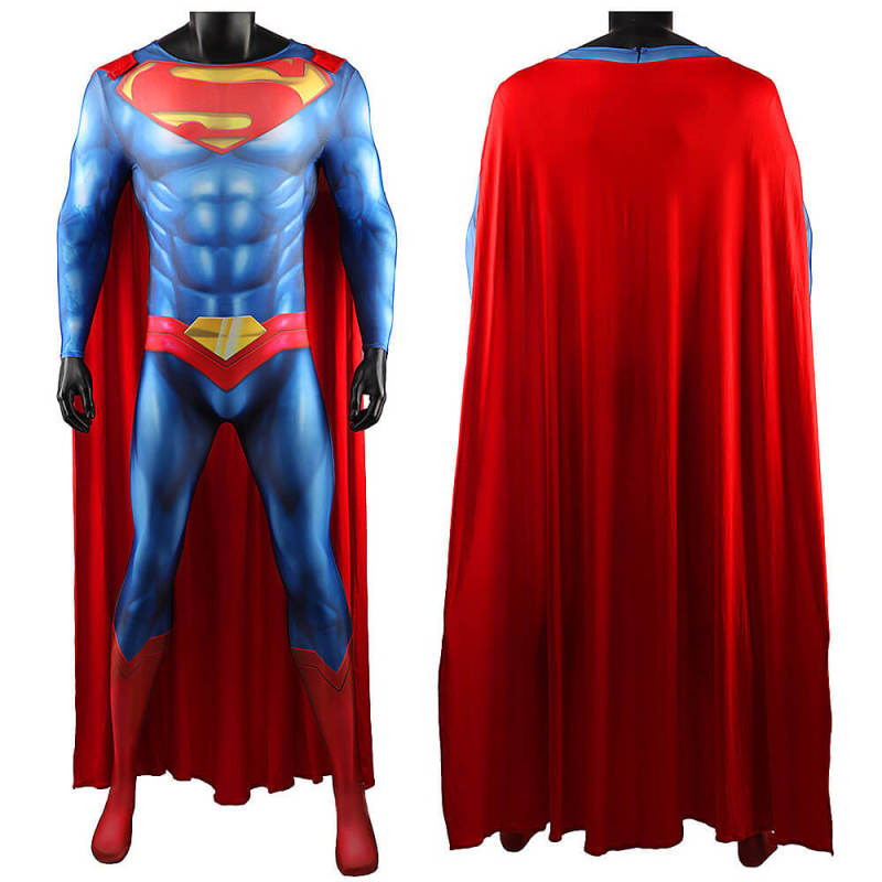 Superman Rebirth Suit Cosplay Costume Adults Kids