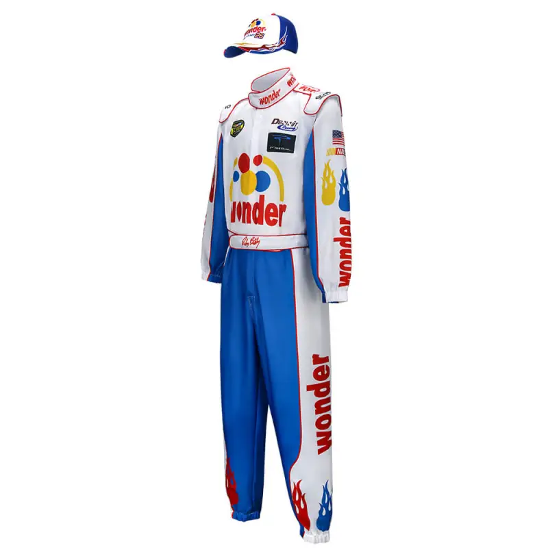 Ricky Bobby Nascar Costume Cap Printed Style Talladega Nights The Ballad of Ricky Bobby