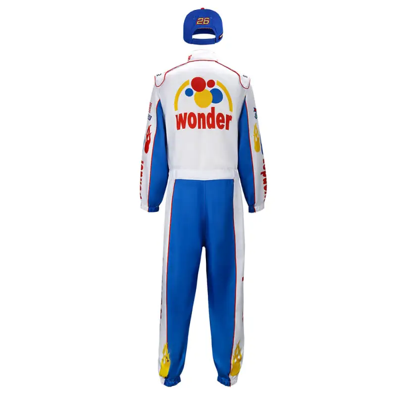 Ricky Bobby Nascar Costume Cap Printed Style Talladega Nights The Ballad of Ricky Bobby