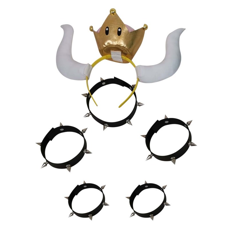 Princess Bowser Bowsette Cosplay Costume Super Mario Koopa