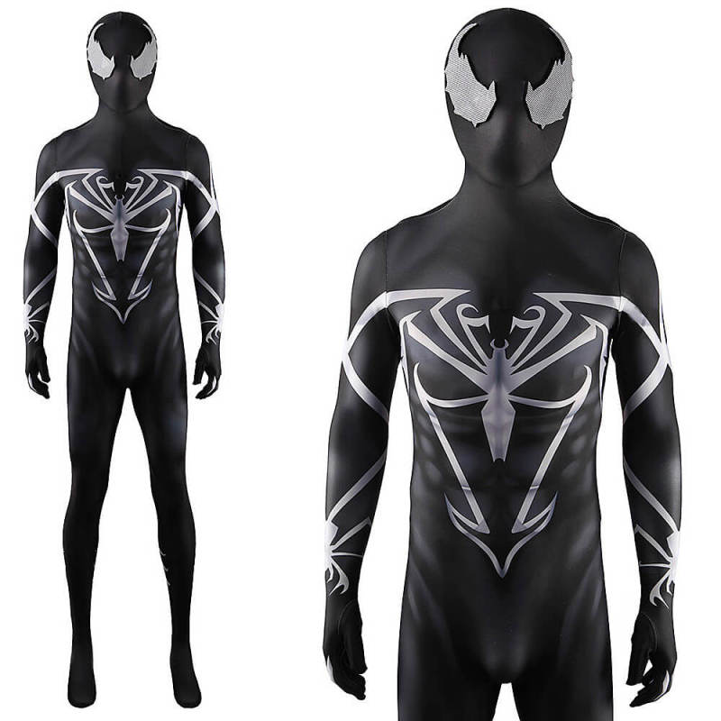 Ultimate Spiderman Symbiote Cosplay Costume Adults Kids