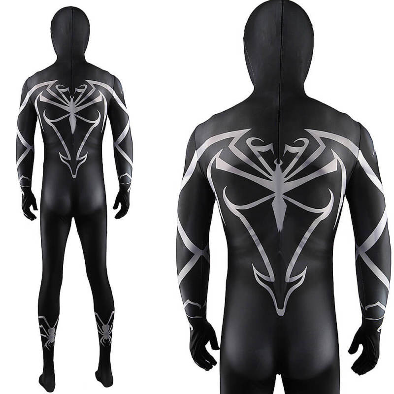 Ultimate Spiderman Symbiote Cosplay Costume Adults Kids