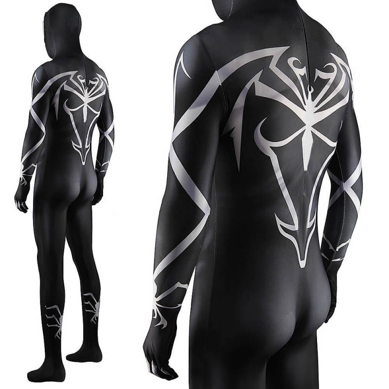 Ultimate Spiderman Symbiote Cosplay Costume Adults Kids