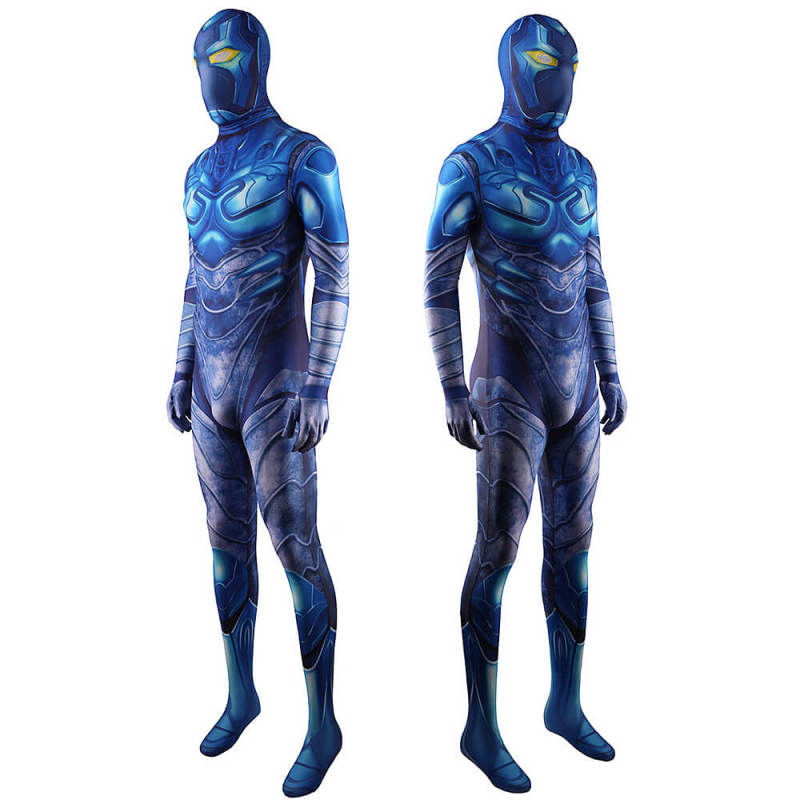 Blue Beetle Superhero Cosplay Costume Adult Kids