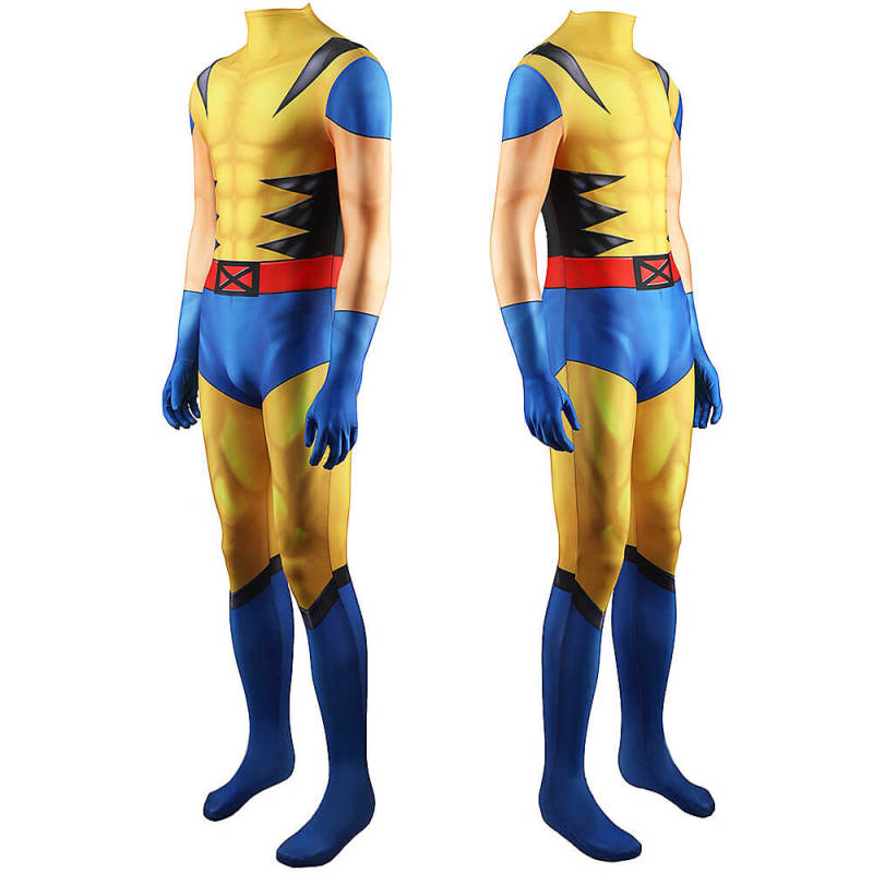 X-Men Wolverine Classic Costume Cosplay Outfits Adults Kids