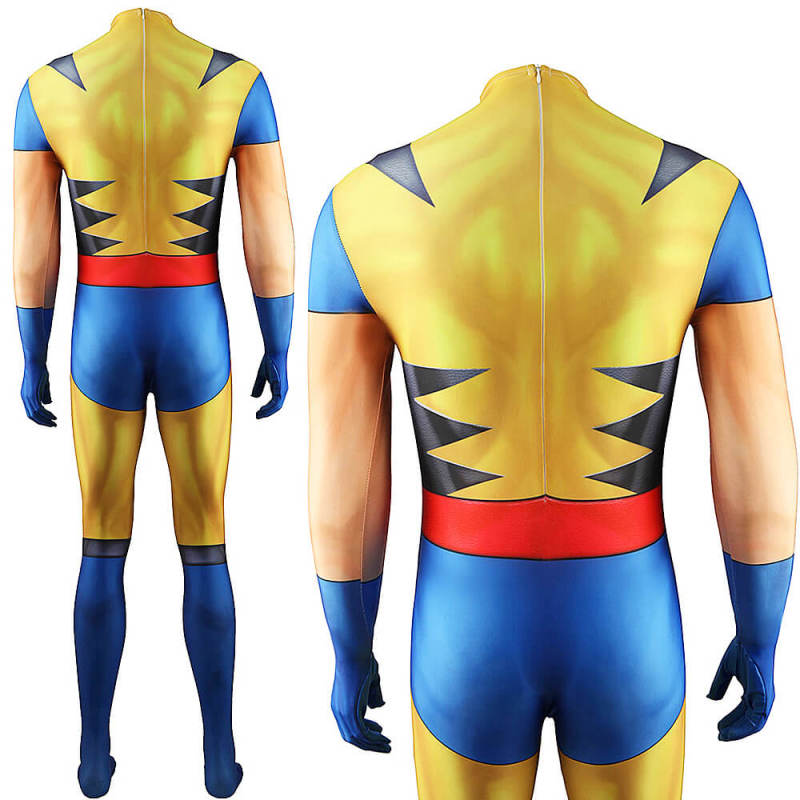X-Men Wolverine Classic Costume Cosplay Outfits Adults Kids