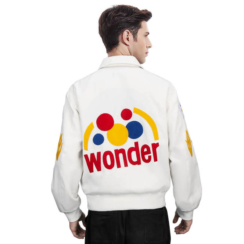 Ricky Bobby Wonder White Jacket Racing Costume Talladega Nights