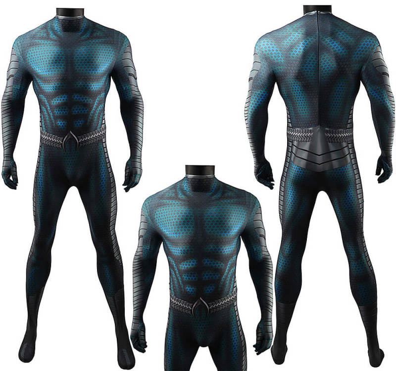 Aquaman and the Lost Kingdom Arthur Curry Cosplay Costume Adults Kids