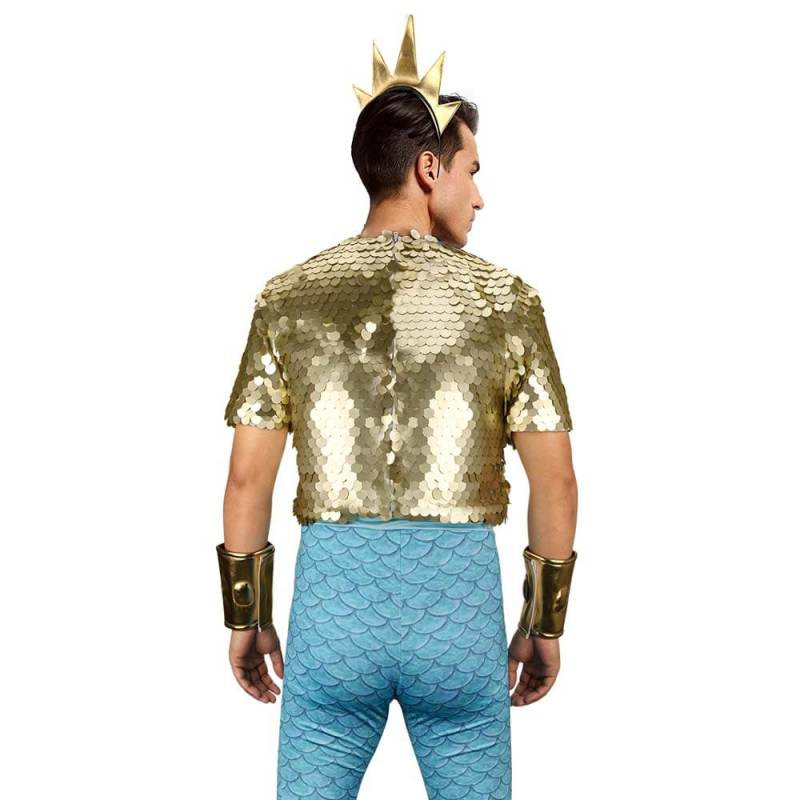 The Little Mermaid King Triton Cosplay Costume