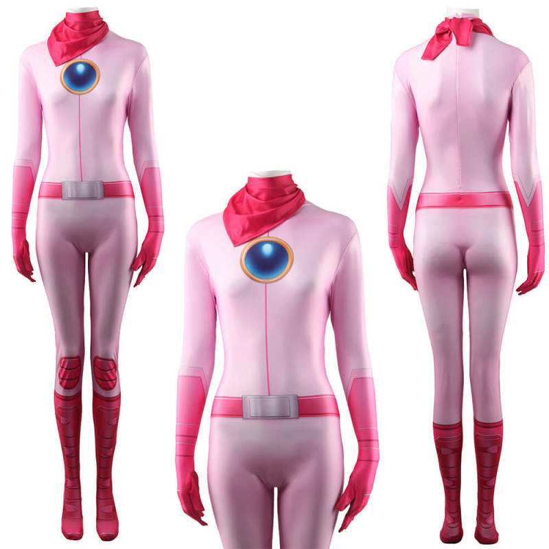 Princess Peach Racing Suit Pink Jumpsuit The Super Mario Bros. Movie