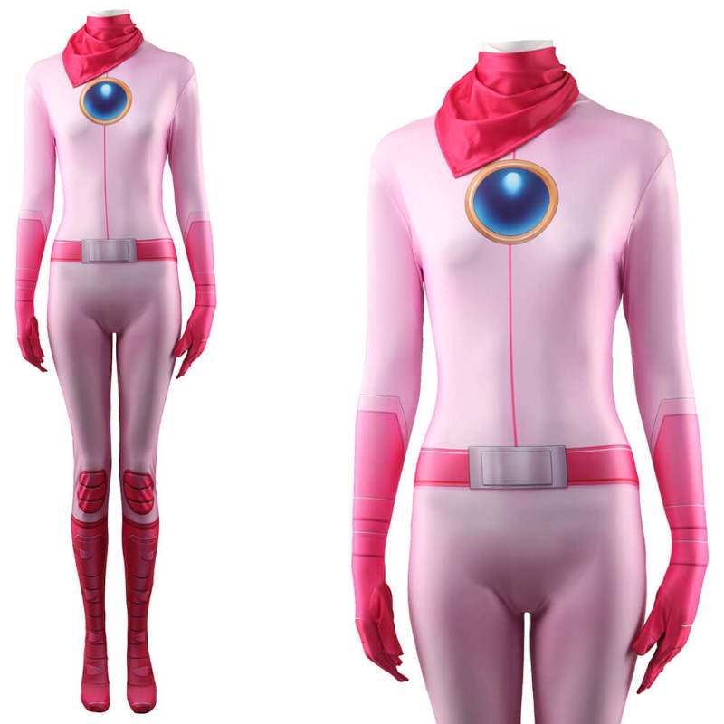 Princess Peach Racing Suit Pink Jumpsuit The Super Mario Bros. Movie