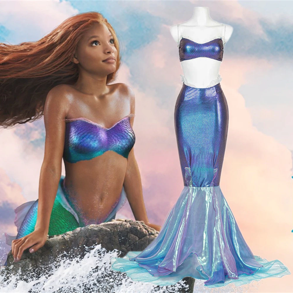 The Little Mermaid Ariel Cosplay Costume Hallowcos The Little Mermaid Ariel Cosplay Costume Hallowcos