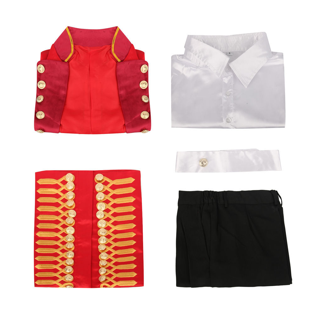 The Greatest Showman Uniform Cosplay Costume P. T. Barnum Circus Ringmaster Outfits