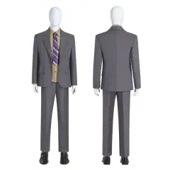 Joker 2: Folie a Deux Joaquin Phoenix Joker Cosplay Costume Arthur Fleck Gray Edition