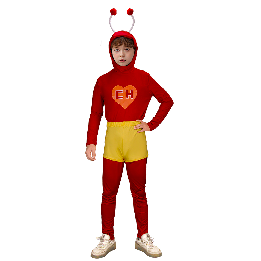 El Chapulin Colorado Kids Cosplay Costume (130/140 Ready to Ship)