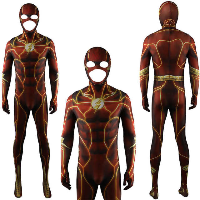 The Flash Movie Cosplay Costume Barry Allen Style B