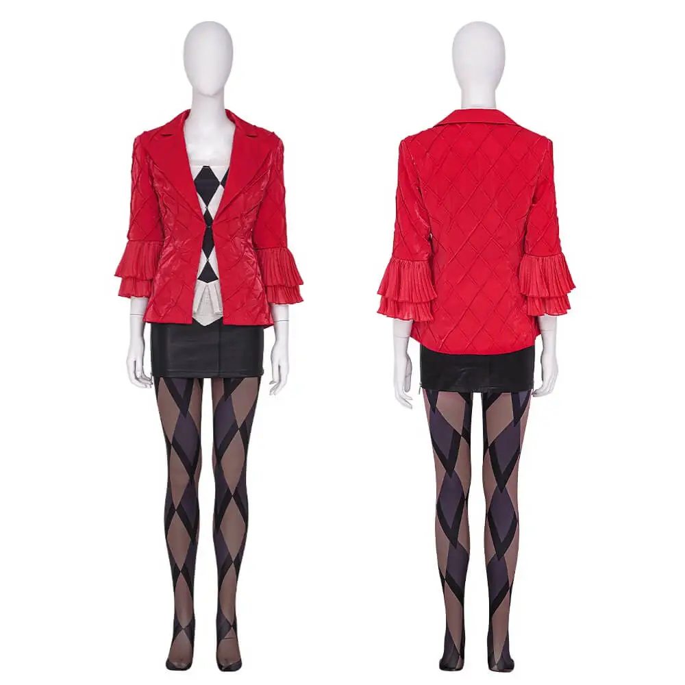 chinese dress ladies RoleCosplay Joker 2 Lady Gaga Harley Quinn Purple Floral Dress Cosplay Costume