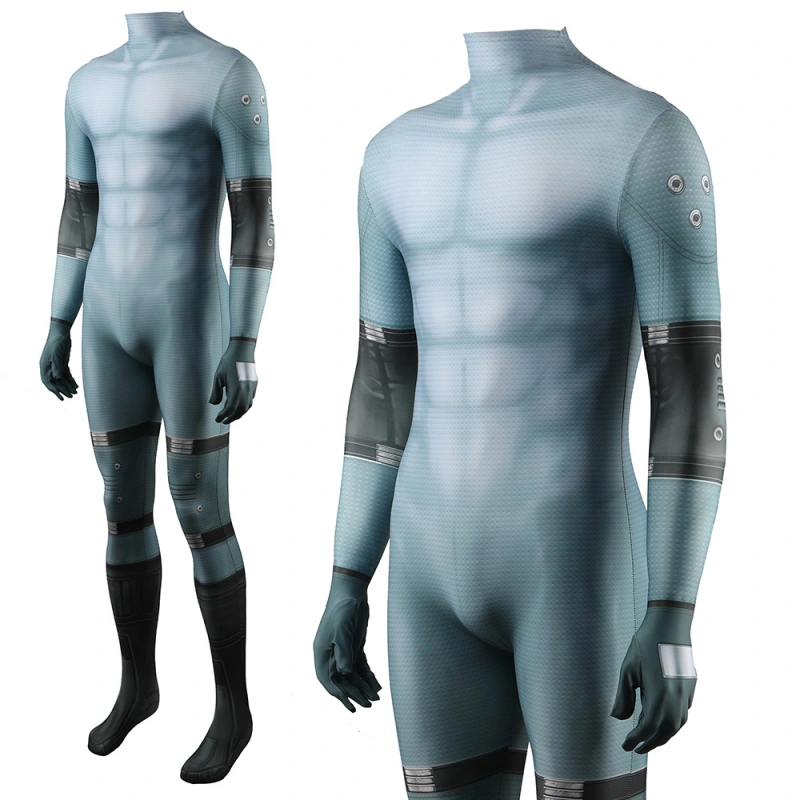 Metal Gear Solid 2:Sons of Liberty Solid Snake Bodysuit Cosplay Costume
