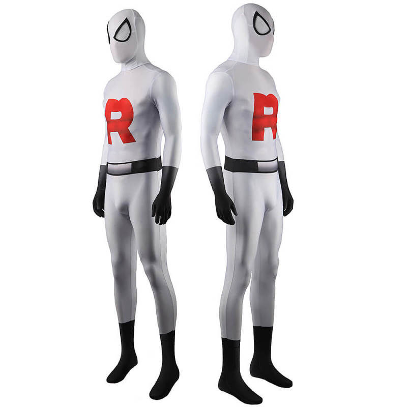 Team Rocket Spider-Man Cosplay Costume Adults Kids