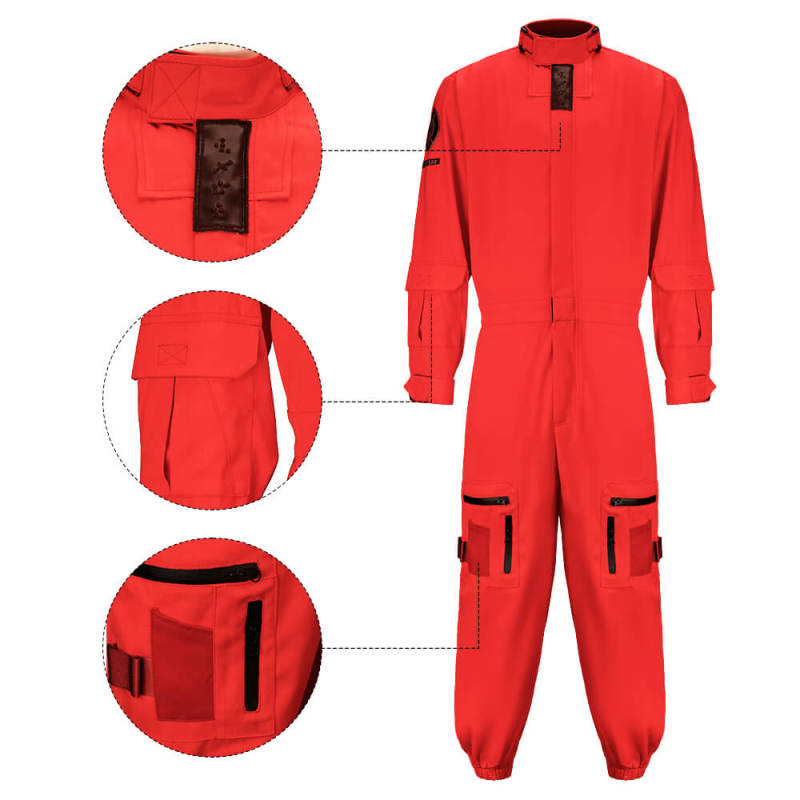 Guardians of the Galaxy Vol. 3 Team Uniform Red Cosplay Costume for Men