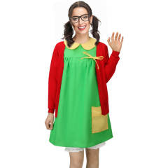 La Chilindrina Costume El Chavo Del Ocho Fancy Dress Cosplay (Ready to Ship)