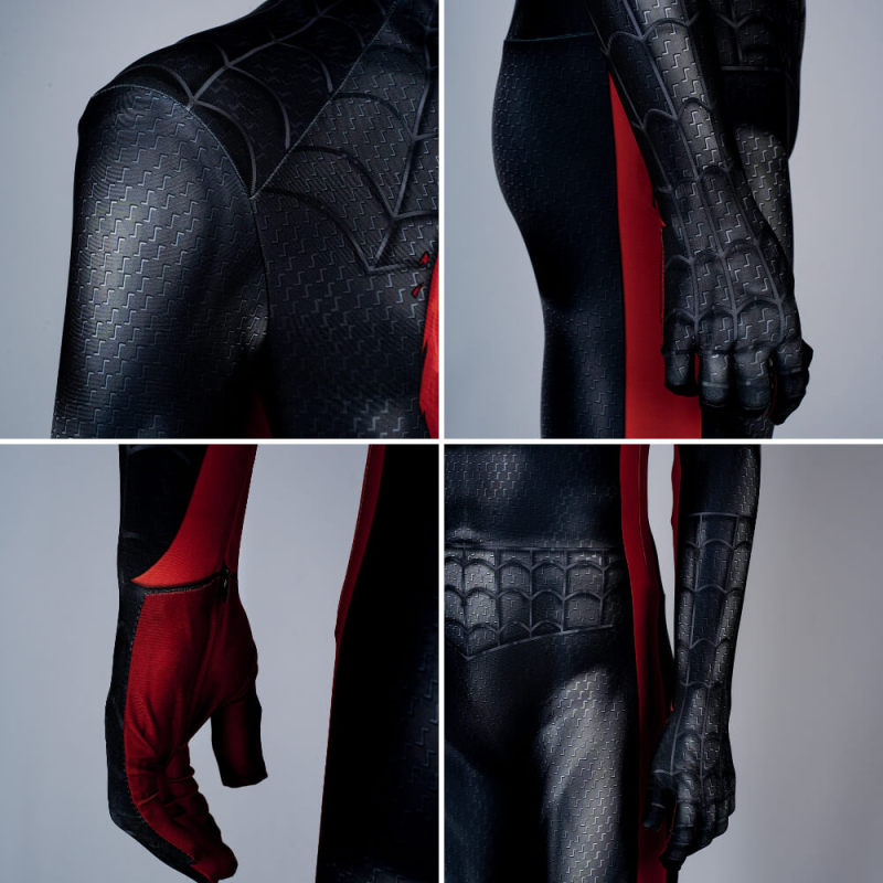 Across the Spider-Verse Miles Morales Spiderman Cosplay Costume