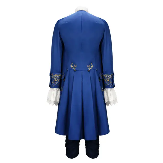 Beauty and the Beast Film Prince Adam Suit Cosplay Costume Hallowcos