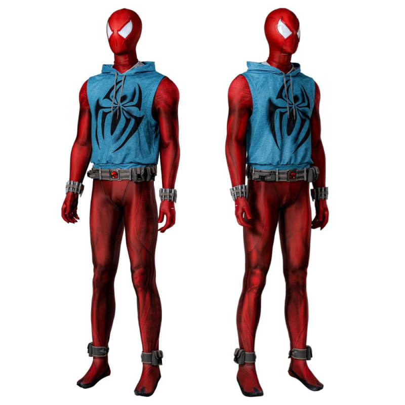 Scarlet Spider Costume Across the Spider-Verse Ben Reilly Cosplay