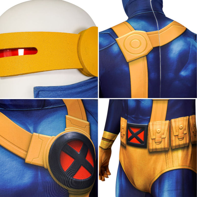 X-Men 1997 Cyclops Costume Scott Summers Cosplay Outfits