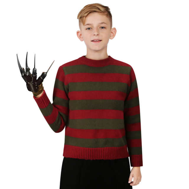 Kids Freddy Krueger Sweater A Nightmare On Elm Street Costume Hallowcos