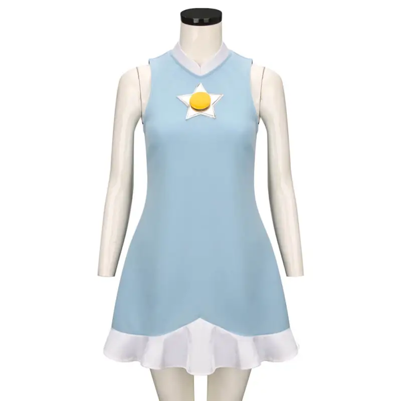 Princess Rosalina Tennis Dress Mario Tennis Aces Cosplay Costume