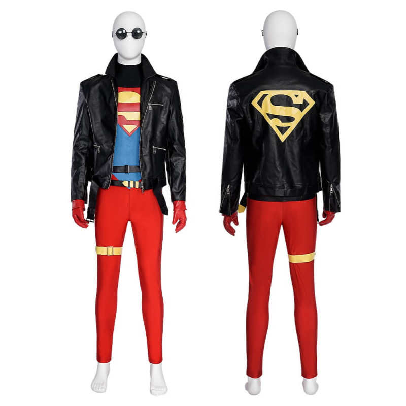 Superboy Costume Kon-El Conner Kent Cosplay