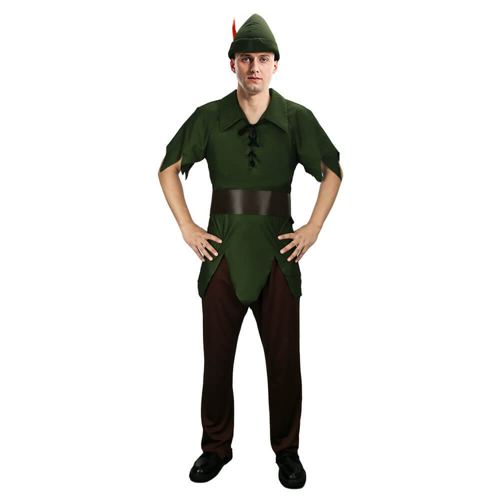 Peter Pan Classic Costume Halloween Christmas Cosplay Fancy Dress