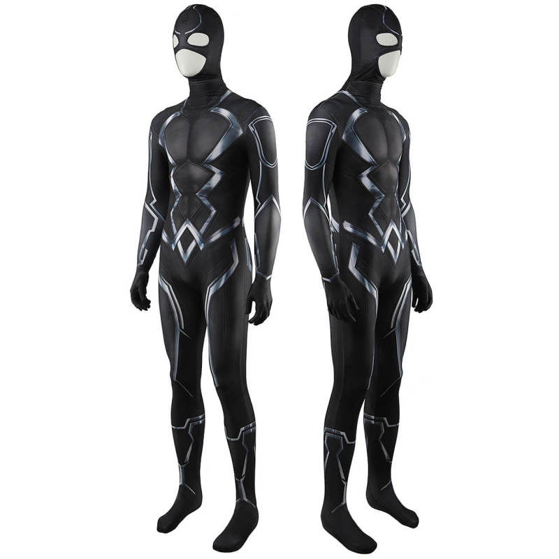 Black Bolt Cosplay Costume Blackagar Boltagon Jumpsuit Mask
