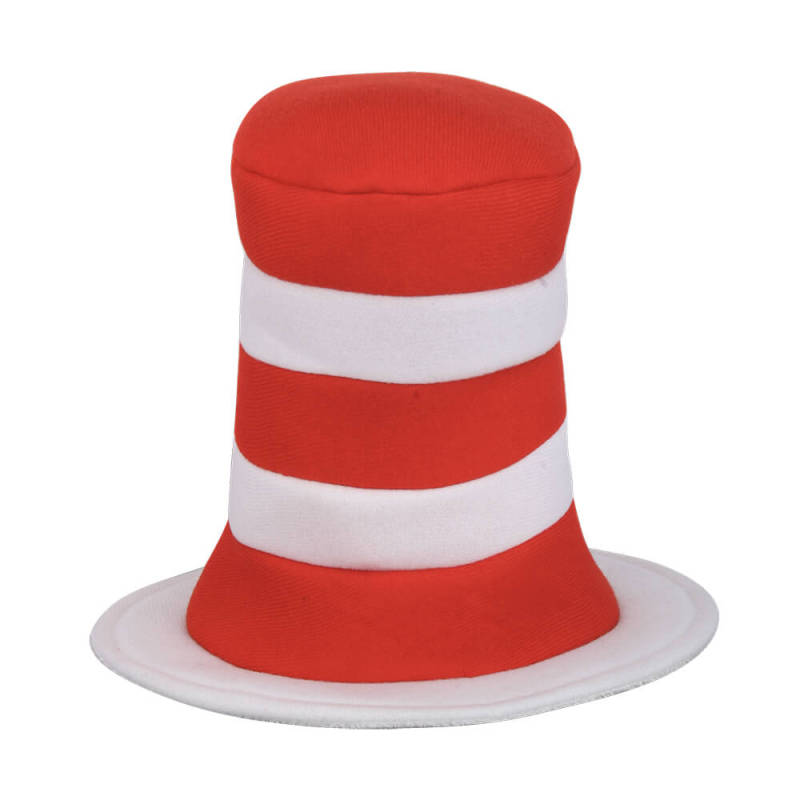 Child The Cat in the Hat Costume Hat Halloween Cosplay-Dr. Seuss Book