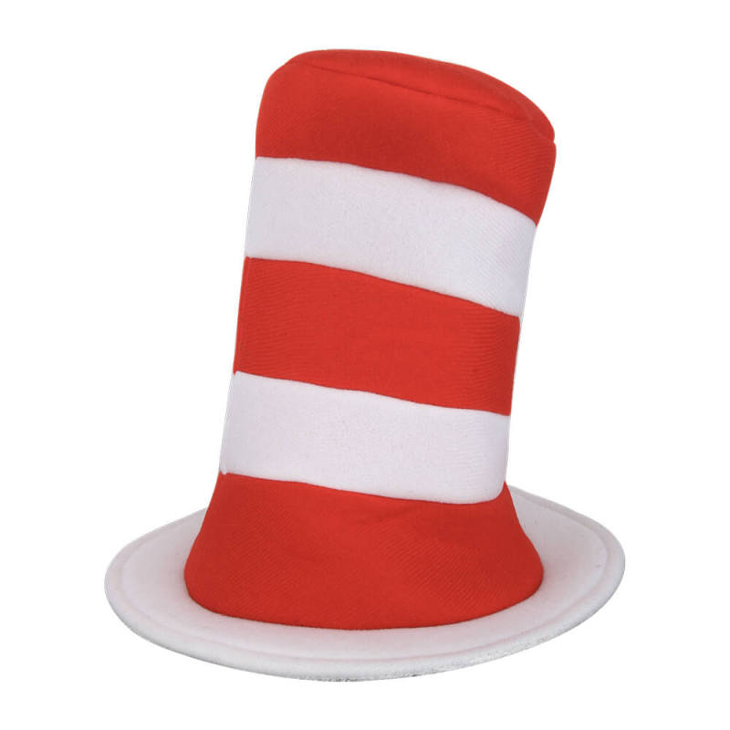 Child The Cat in the Hat Costume Hat Halloween Cosplay-Dr. Seuss Book