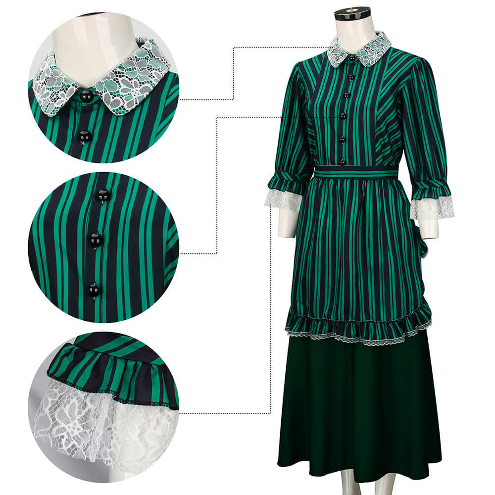 The Haunted Mansion Maid Cosplay Costume Party Dress