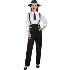 Women's Gangster Costumes 1920s Fancy Dress Halloween Cosplay (Ready to Ship)