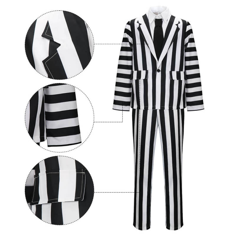 Beetlejuice Betelgeuse Cosplay Costume