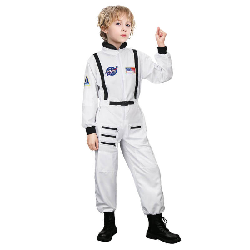 Kids Astronaut Costume NASA Space Suit for Halloween