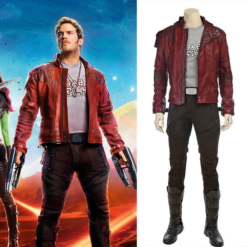 Guardians of the Galaxy Vol. 2 Star Lord Cosplay Costume Peter Quill