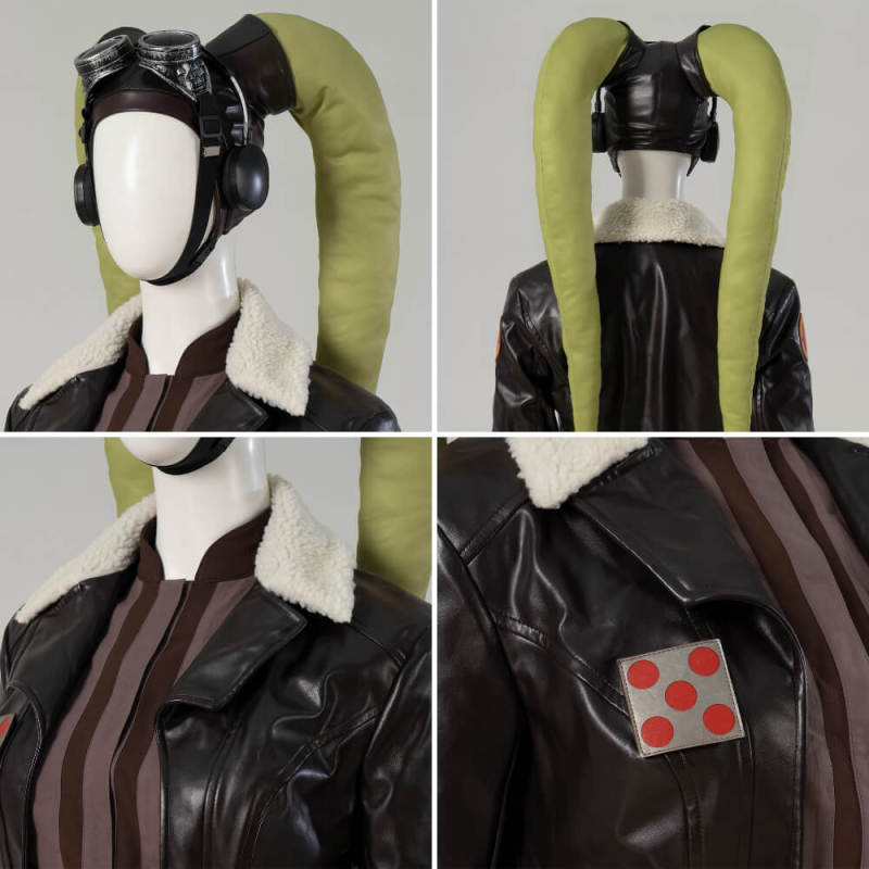 Ahsoka Hera Syndulla Costume Star Wars Cosplay Halloween Suits